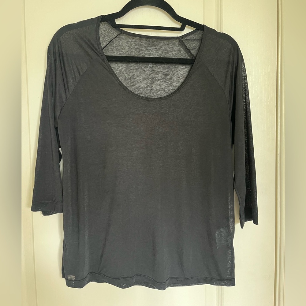 Nike Sheer Quarter Sleeve Top